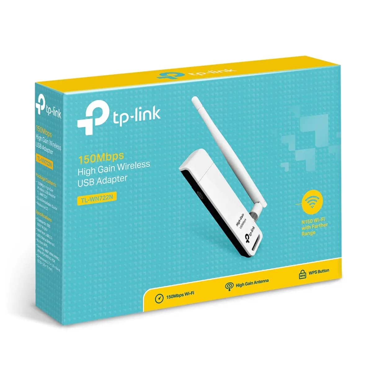 دانگل وای فای تی پی لینک مدل TP-Link TL-WN722N v4.0 150Mbps — تصویر ۴