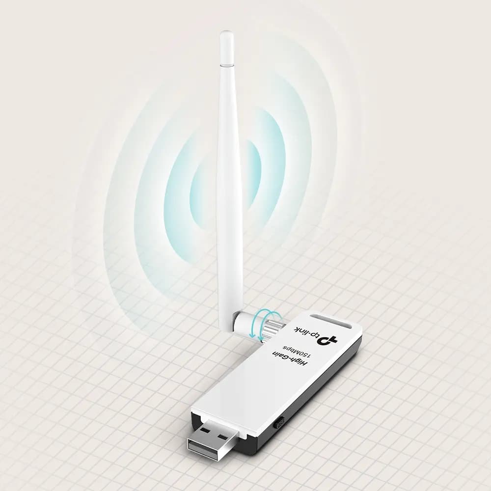 دانگل وای فای تی پی لینک مدل TP-Link TL-WN722N v4.0 150Mbps — تصویر ۵