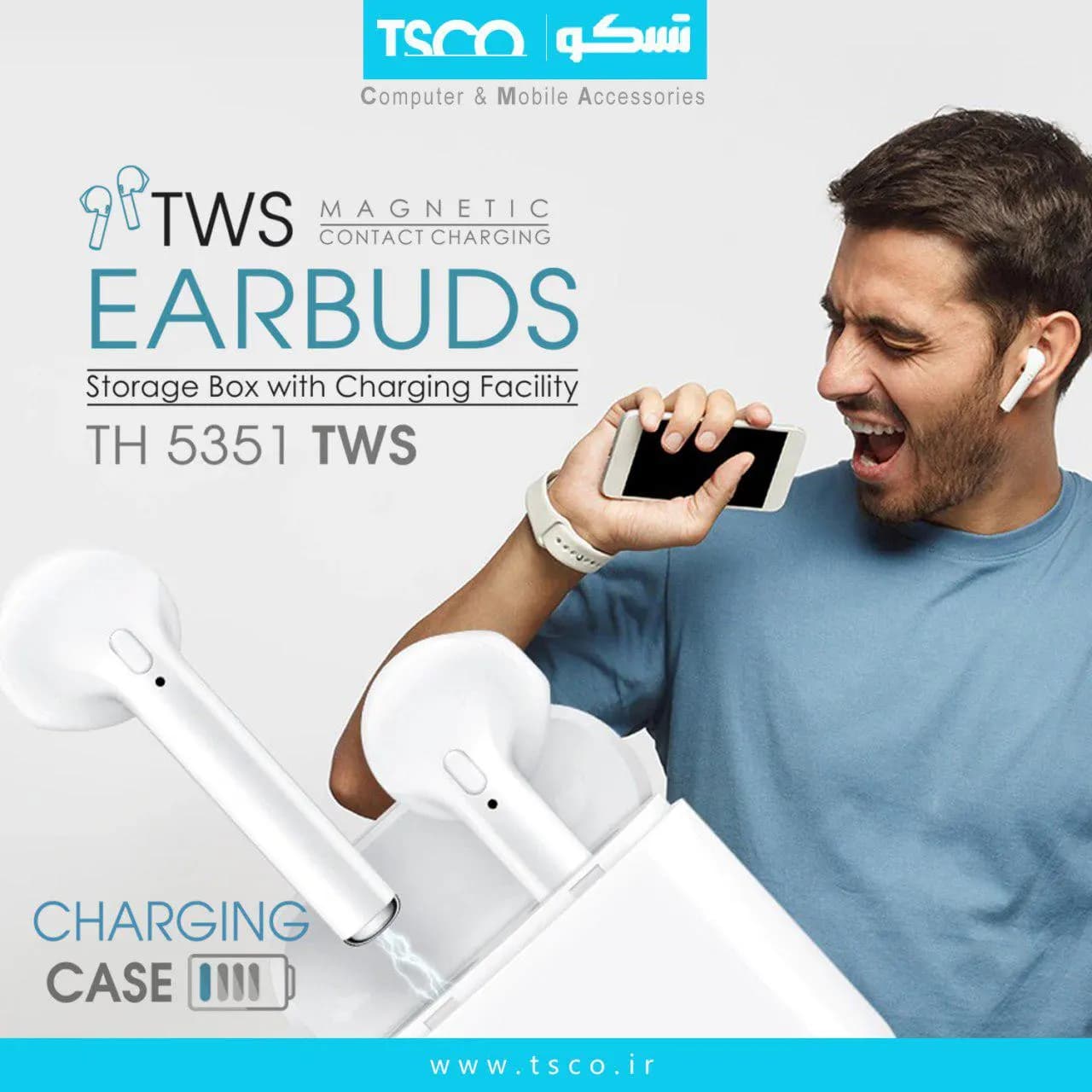 هدفون تسکو TH 5351 TWS — تصویر ۳
