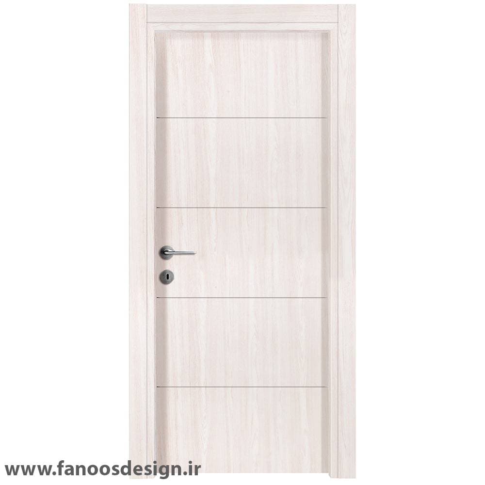 درب اتاق خواب وکیوم رنگ استخوانی کد 30627