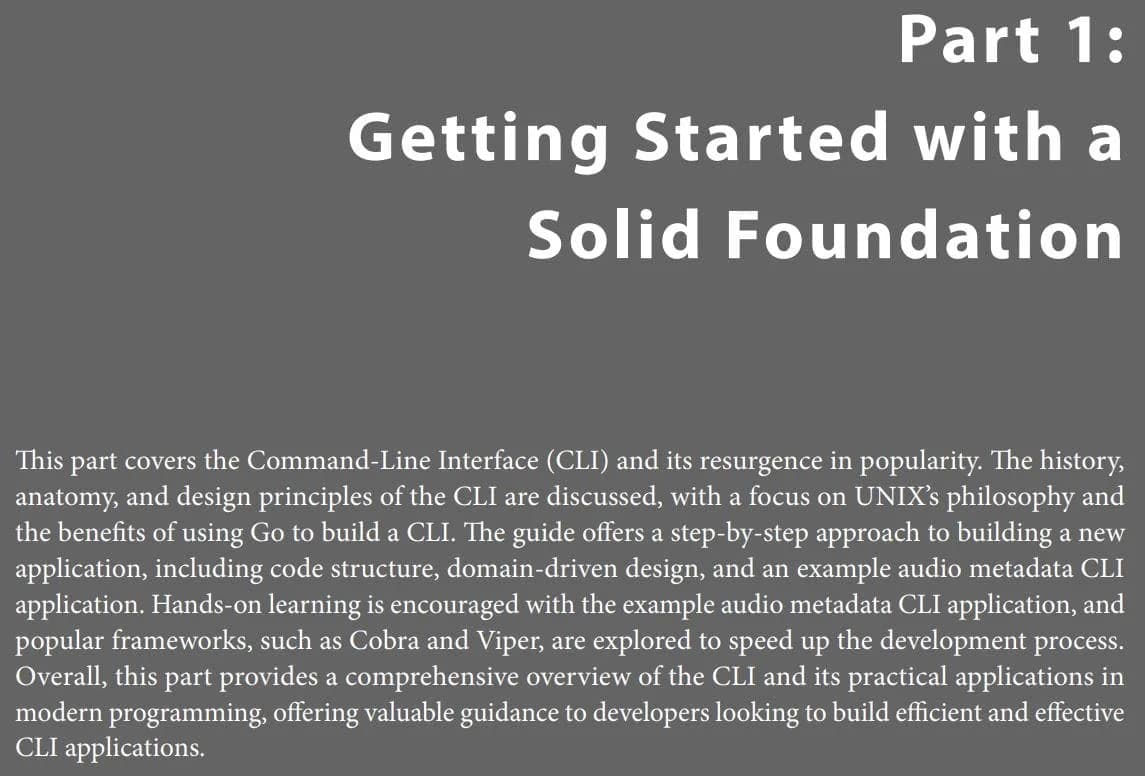 کتاب Building Modern CLI Applications in Go — تصویر ۲