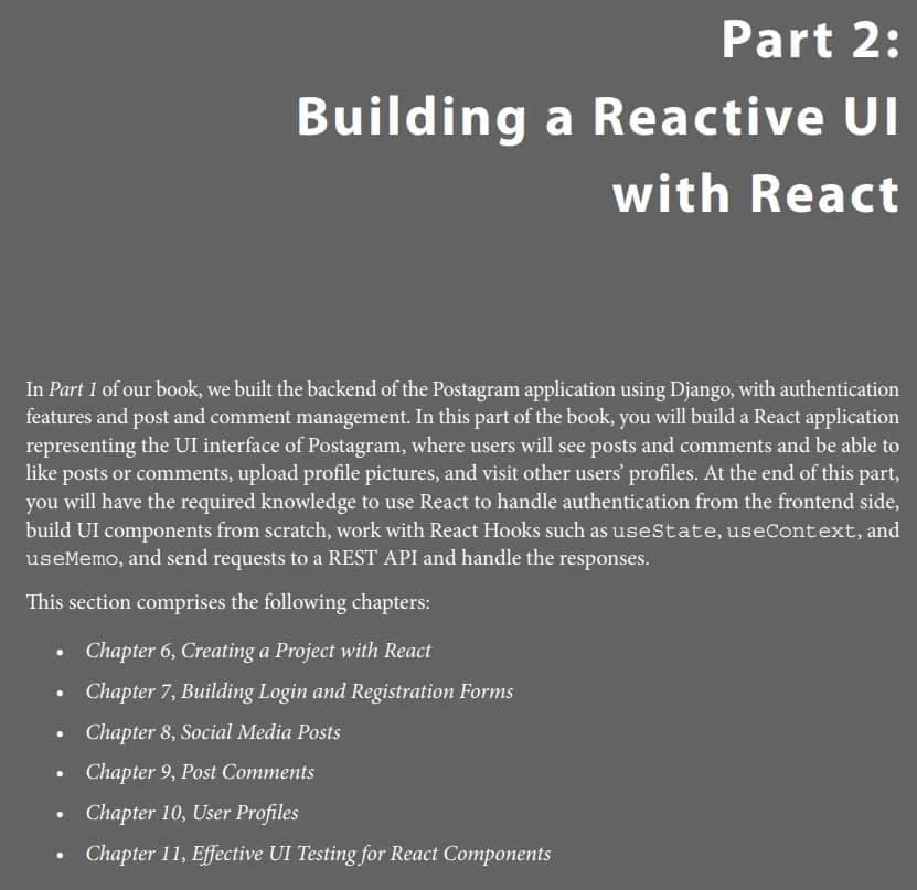 کتاب Full Stack Django and React — تصویر ۳