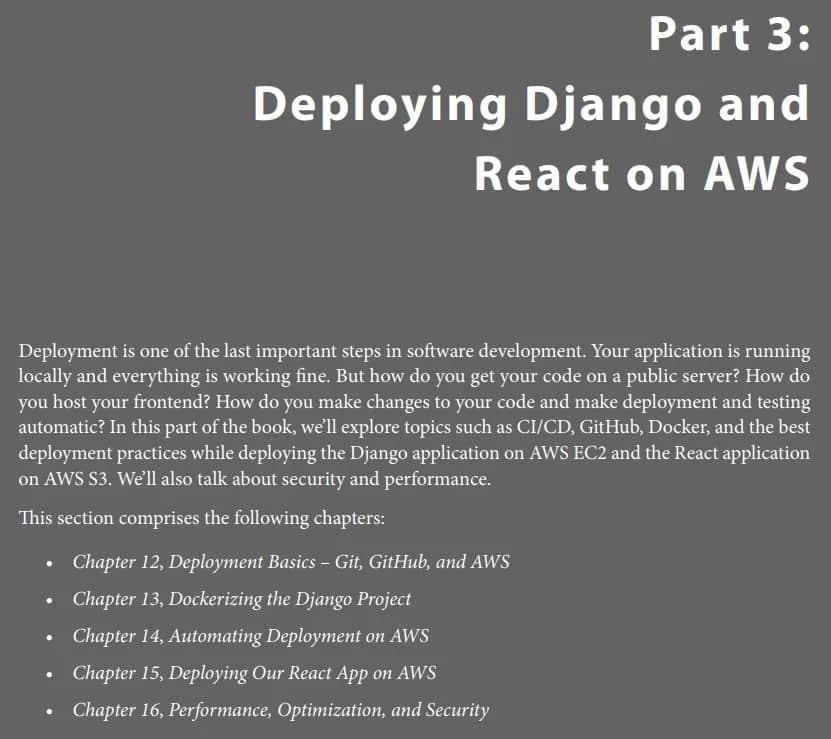 کتاب Full Stack Django and React — تصویر ۴