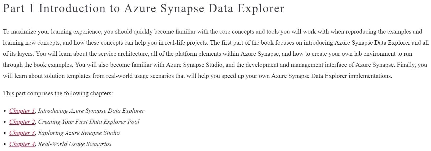 کتاب Learn Azure Synapse Data Explorer — تصویر ۲