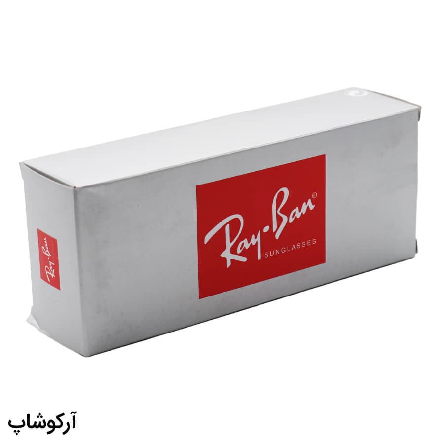 پک اورجینال عینک برند ریبن (Ray-Ban) با رنگ قهوه ای و تمام تجهیزات مدل 992854 — تصویر ۳