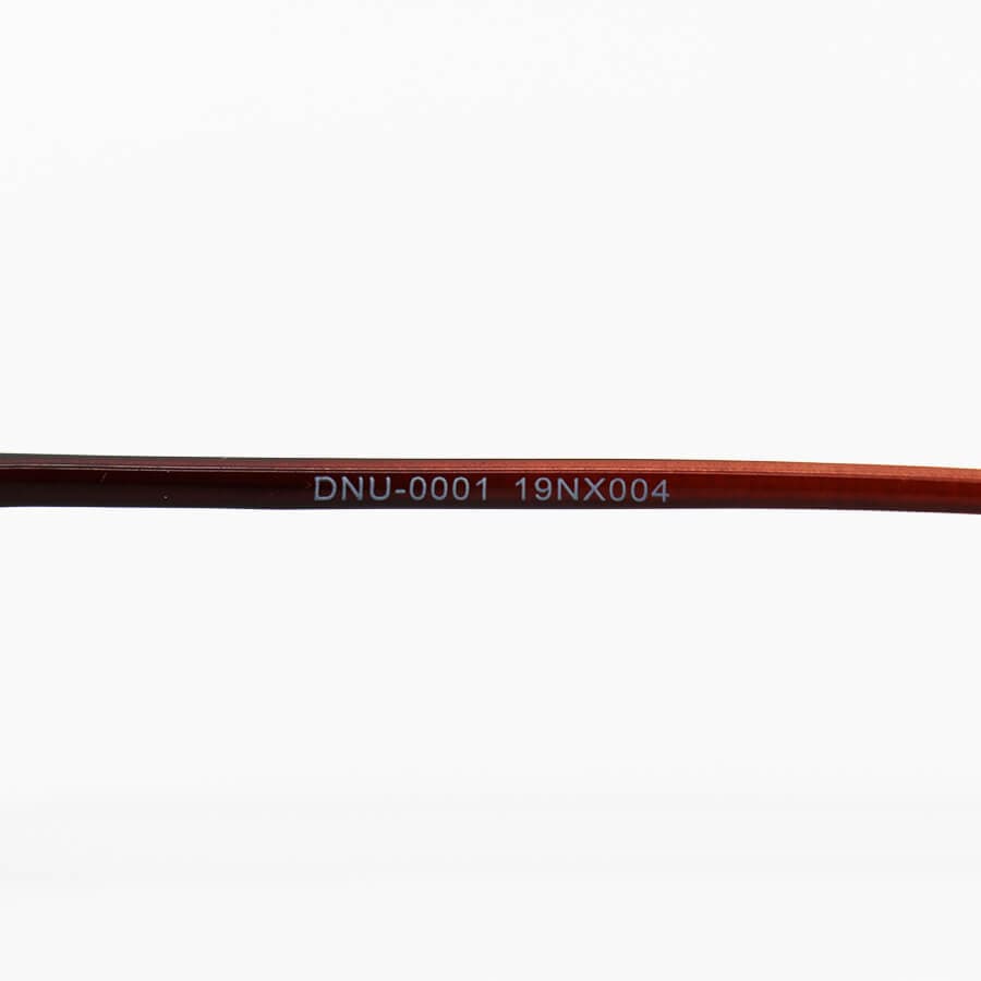 عینک مطالعه نمره +3.00 با فریم TR، نشکن، سبک، قهوه ای رنگ و لنز آنتی رفلکس مدل 19NX004 — تصویر ۷