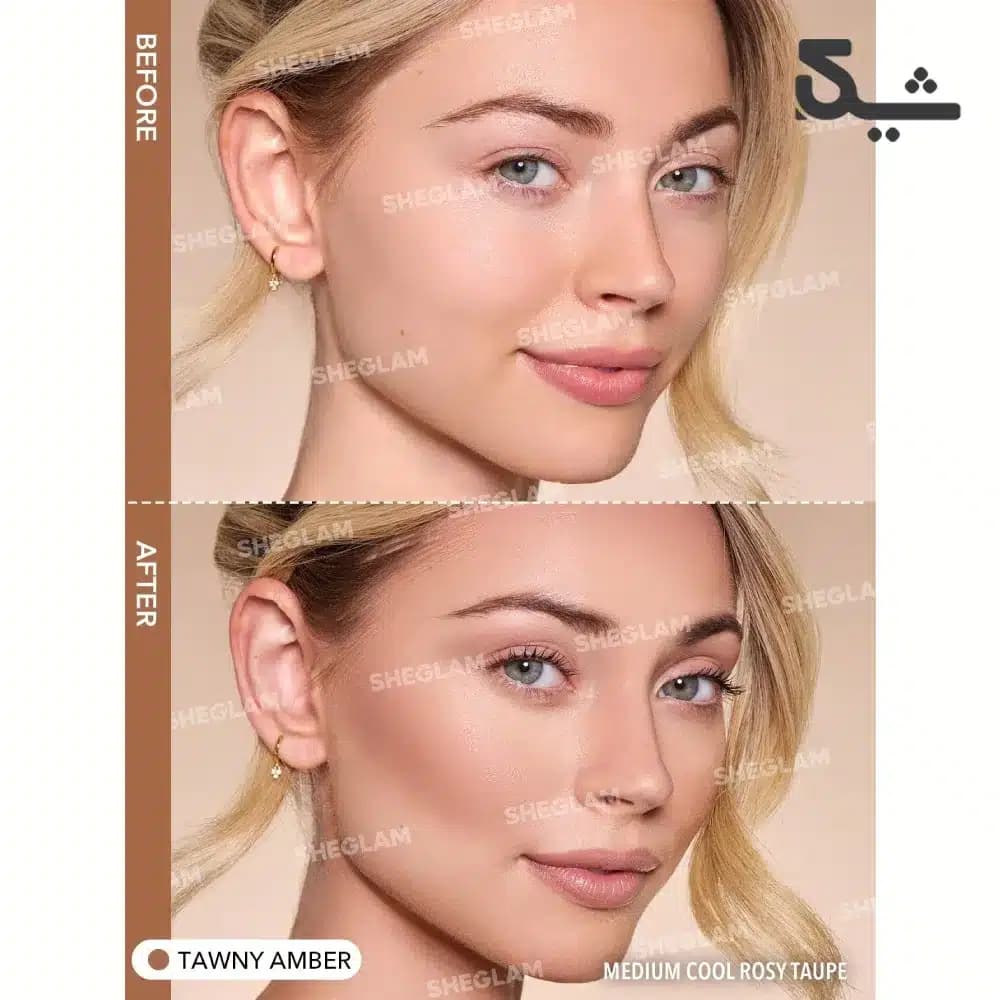 کانتور مایع شیگلم رنگ Tawny Amber مدل Sun Sculpt حجم ۵ میل — تصویر ۲