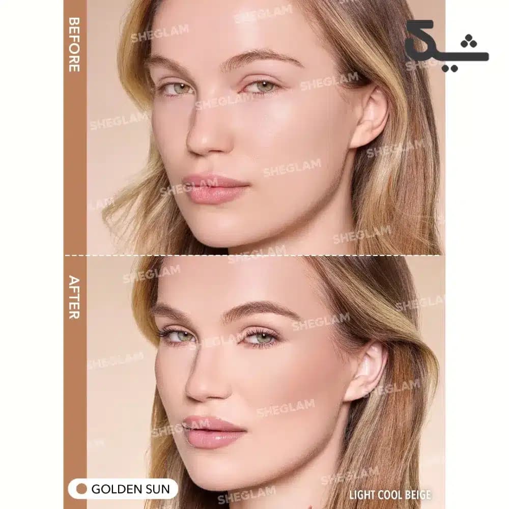 کانتور مایع شیگلم رنگ Golden Sun مدل Sun Sculpt حجم ۵.۲ میل — تصویر ۲