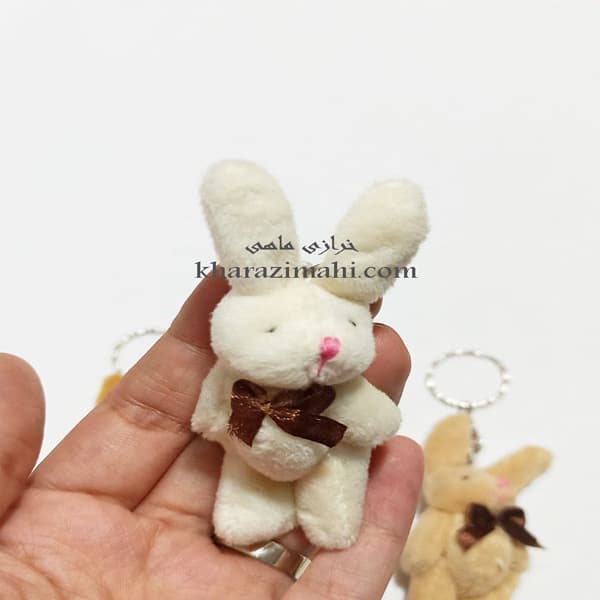 عروسک خرگوش ریز پولیشی {پک} — تصویر ۲