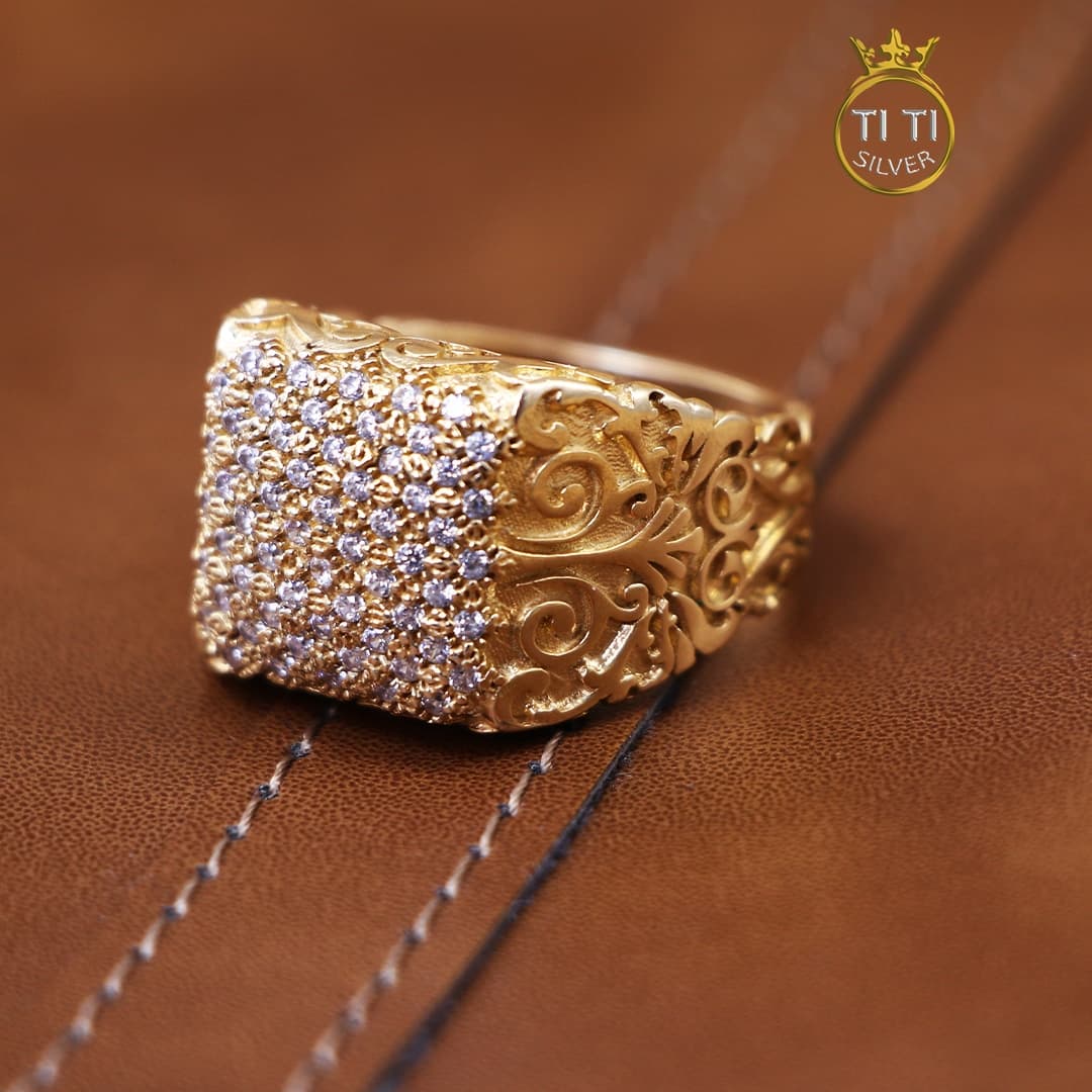 انگشتر مردانه رکاب خاص 010156 — تصویر ۲