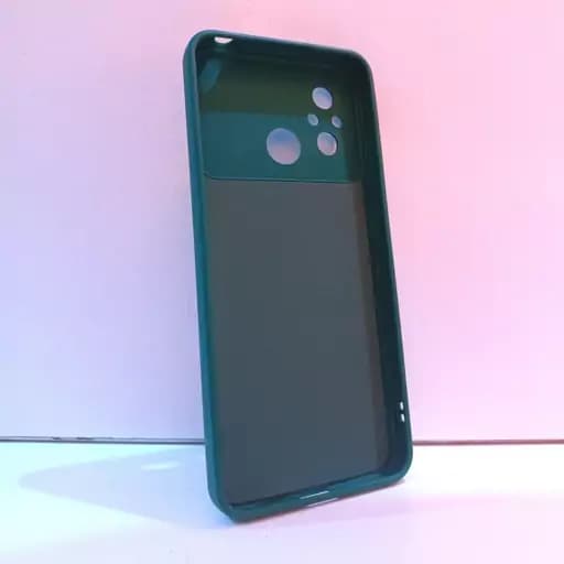 گارد محافظ Redmi 12c با محافظ لنز دوربین کاور ردمی 12 سبز یشمی شیائومی redmi 12c — تصویر ۲