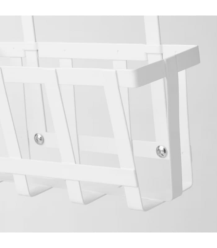 آویز سبدی سازماندهی کابینت آیکیا، مدل PÅLYCKE ، سفید، 20×7،5×36 — تصویر ۴