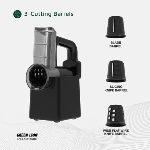 سالاد ساز گرین لاین مدل Green Lion Salad Maker Slicing, Chopping, Shredding GNSL40MKRBK — تصویر ۳