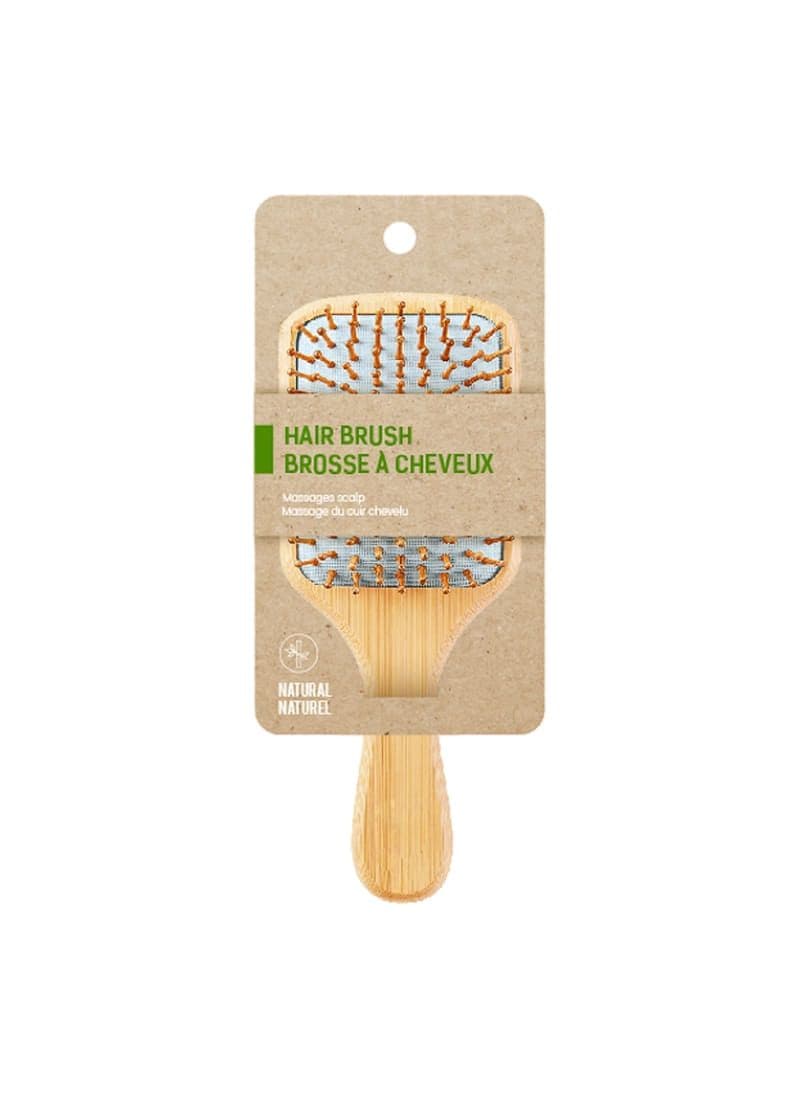 برس مو مینیسو مدل ،MINISO Eco Collection Mini Bamboo Air Cushion Comb، بامبو، 15 سانتی متر