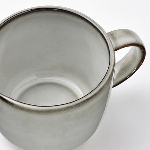پارچ شیر آیکیا، مدل GLADELIG، خاکستری، سنگی لعابدار/ 0.4 لیتر — تصویر ۵