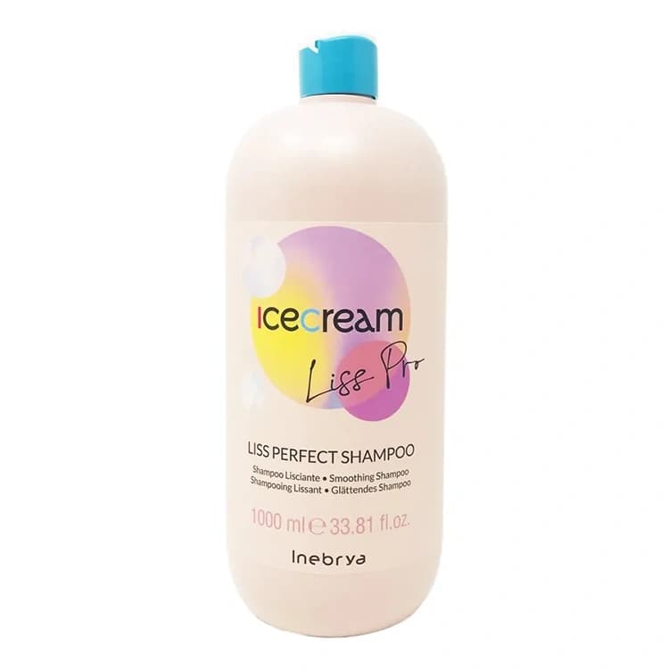 شامپو Inebrya مدل Ice Cream Liss Pro حجم 1000 میلی لیتر — تصویر ۲