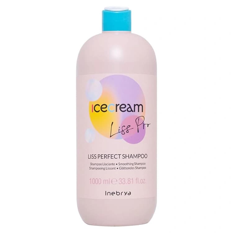 شامپو Inebrya مدل Ice Cream Liss Pro حجم 1000 میلی لیتر