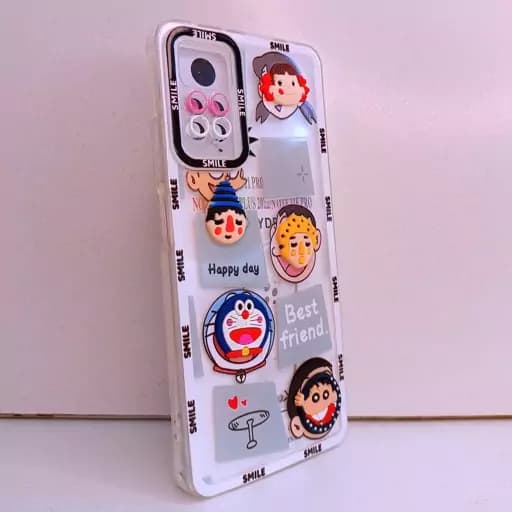گارد گوشی Note 11 pro عروسکی فانتزی سه بعدی لبخند کاور گوشی شیائومی note11 pro — تصویر ۲