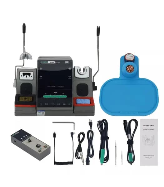هویه دو قلو سوگون مدل SUGON T3602 Dual Channel Soldering Station T210-T115 — تصویر ۳