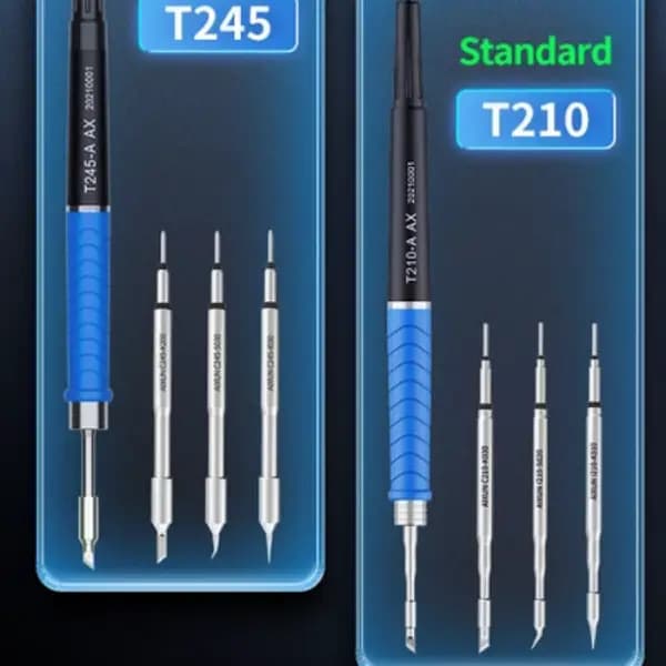 هویه دو قلو سه دسته آیکسون مدل AiXun T420D Dual Channel Soldering Station — تصویر ۳