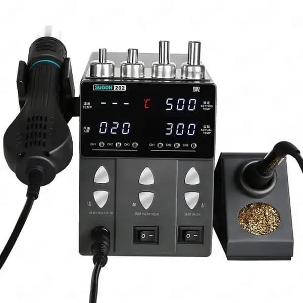 هیتر هویه سوگون مدل Hot Air And Soldering Iron SUGON 202