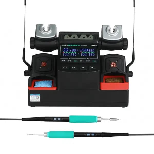 هویه دو قلو سه دسته 9 نوک آیفن مدل AIFEN A902 PRO Soldering Iron