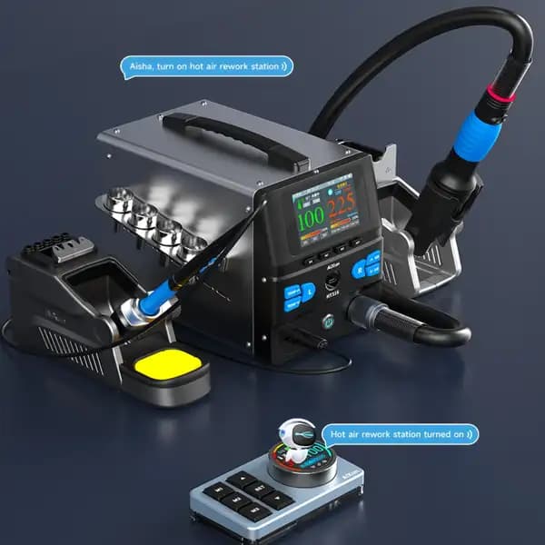 هیتر و هویه آیکسون مدل AIXUN HT316 Hot AIR Desoldering Station — تصویر ۴
