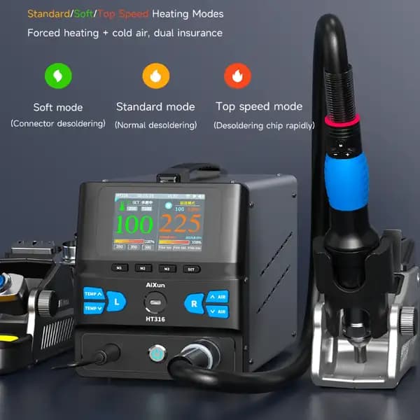 هیتر و هویه آیکسون مدل AIXUN HT316 Hot AIR Desoldering Station — تصویر ۵