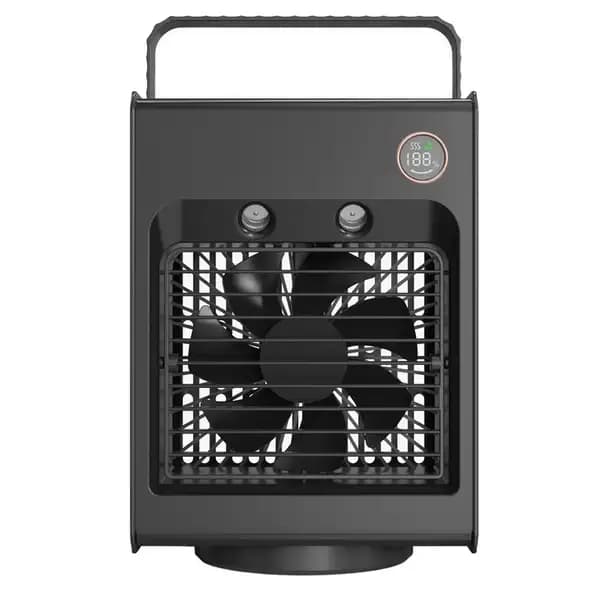 پنکه رومیزی مه پاش و چراغ خواب پرودو مدل Porodo Lifestyle Air & Mist Portable Cooling Fan With Night Light — تصویر ۳