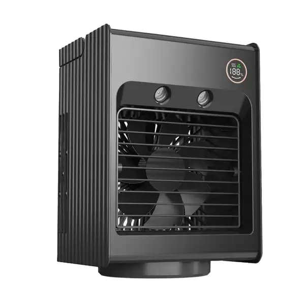 پنکه رومیزی مه پاش و چراغ خواب پرودو مدل Porodo Lifestyle Air & Mist Portable Cooling Fan With Night Light — تصویر ۲