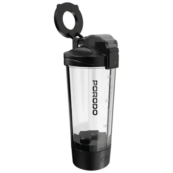 شیکر شارژی 700 میلیلیتری با همزن 7500 دور پرودو مدل Porodo Lifestyle Grip & Mix Protein Shaker Bottle