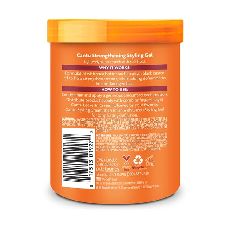 ژل مو Cantu مدل Strengthening حجم 524 میلی لیتر — تصویر ۲