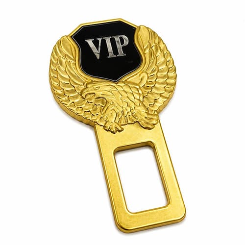 صداگیر کمربند خودرو VIP طرح عقاب در دو رنگ — تصویر ۲