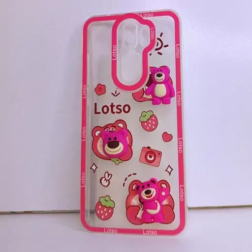 گارد گوشی Note 8 pro عروسکی فانتزی سه بعدی صورتی کاور گوشی شیائومی note 8pro