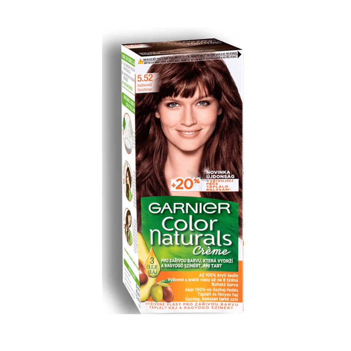 رنگ مو گارنیر قهوه‌ ای شکلاتی 5.52 GARNIER
