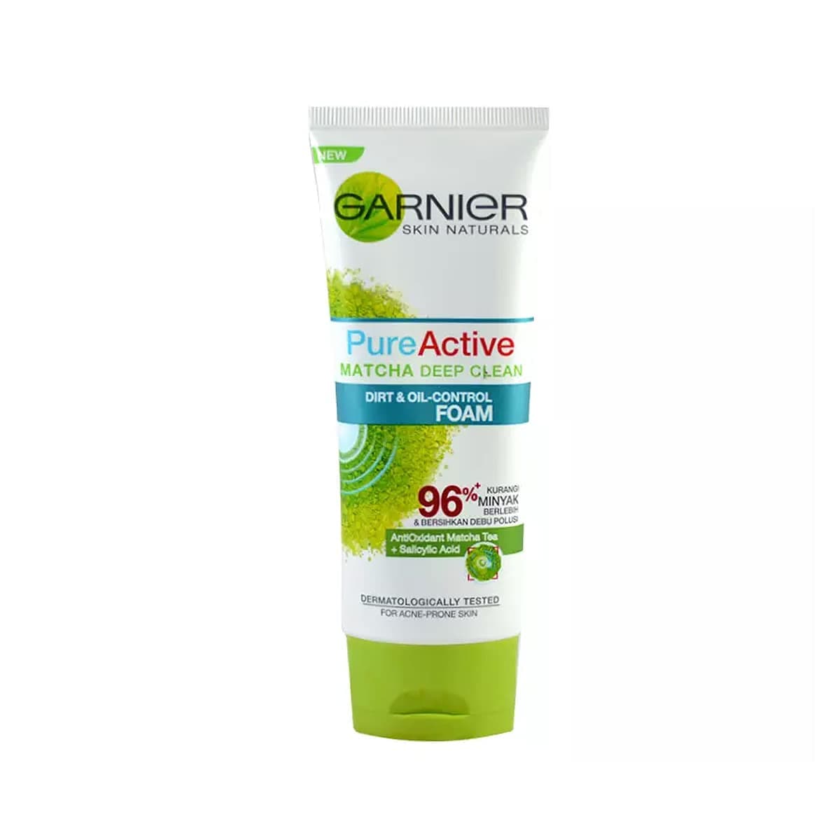 فوم شستشوی صورت گارنیر پیور اکتیو مدل Garnier Matcha Deep Clean