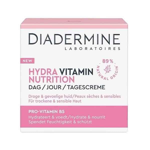 کرم روز آبرسان و ویتامینه دیادرمین DIADERMINE اصل مدل نوتریشن Nutrition حجم 50 میل | حاوی پرو ویتامین B5