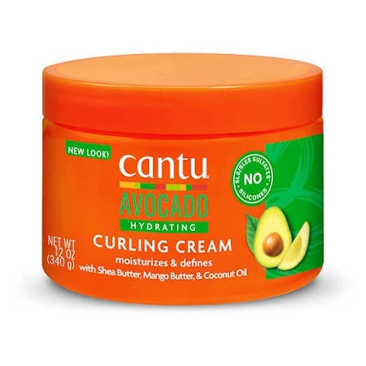 کرم مو Cantu مدل Avocado Hydrating Curling حجم 340 میلی لیتر