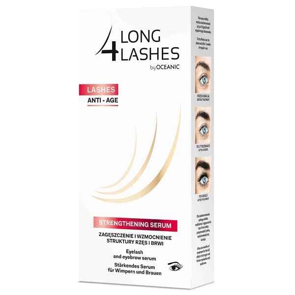 سرم ضد ریزش و رشد مژه و ابرو لانگ فور لش LONG4LASH اصل مدل ANTI AGE | تقویت مژه در افزایش سن و شیمی درمانی