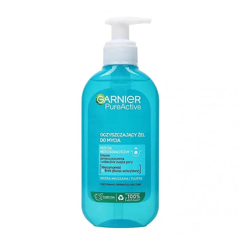 ژل شستشوی صورت گارنیر مخصوص پوست چرب و مختلط Garnier