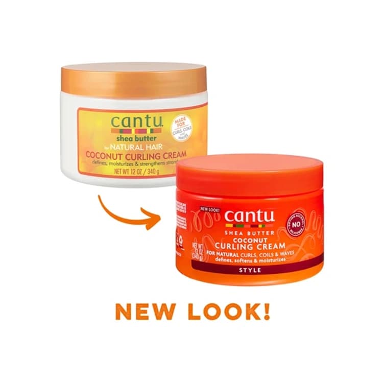 کرم مو Cantu مدل Coconut Curling حجم 340 میلی لیتر — تصویر ۴