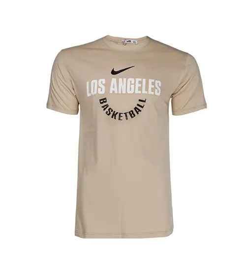 تیشرت Nike یقه گرد مردانه پنبه طرح دار مدل 45204
