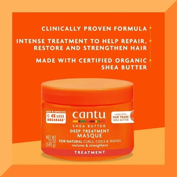 ماسک مو Cantu مدل Deep Treatment حجم 340 میلی لیتر — تصویر ۶