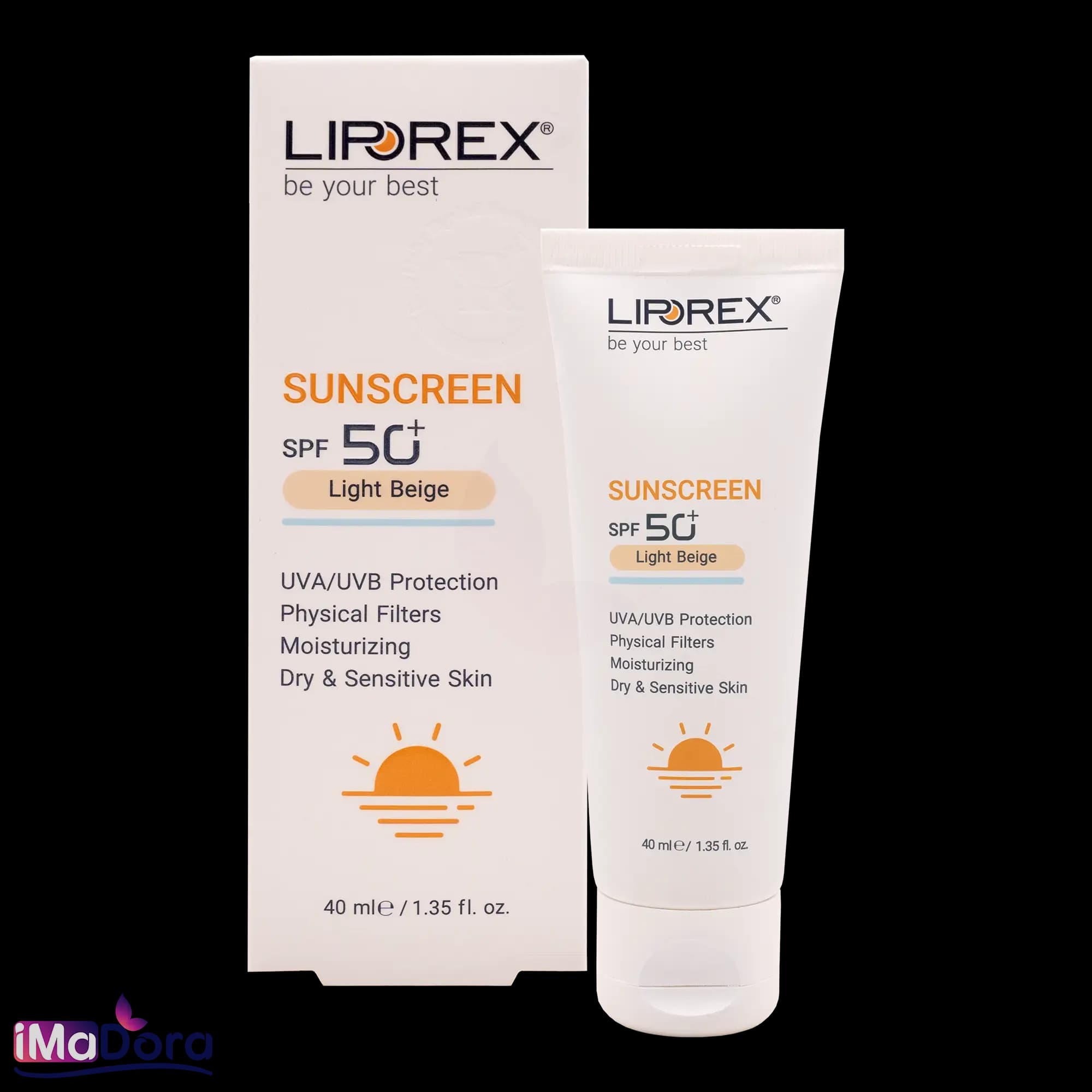 کرم ضد آفتاب لیپورکس مناسب پوست خشک +SPF50 — تصویر ۵