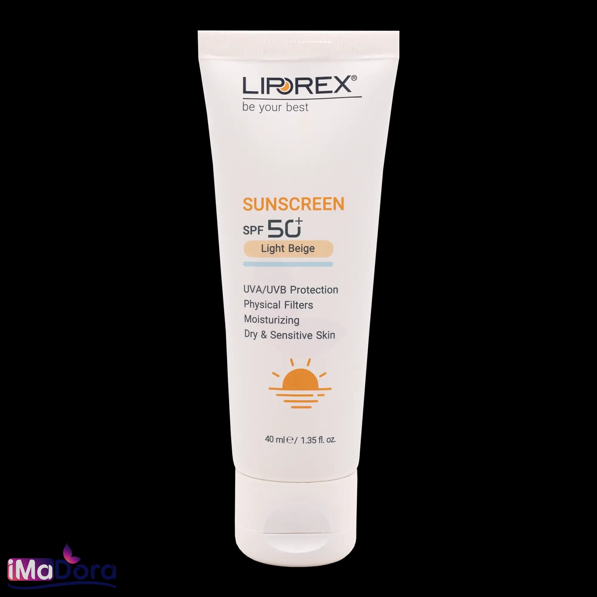 کرم ضد آفتاب لیپورکس مناسب پوست خشک +SPF50 — تصویر ۲