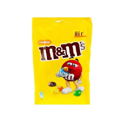 اسمارتیز شکلاتی مغزدار 80 گرمی ام اند ام M&M’s