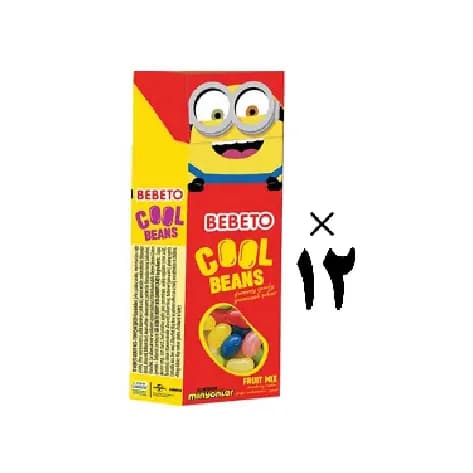 پاستیل مخلوط میوه 12 عددی ببتو Bebeto
