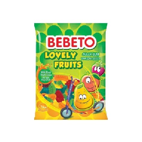 پاستیل میوه ای 80 گرمی ببتو Bebeto Funny Bears