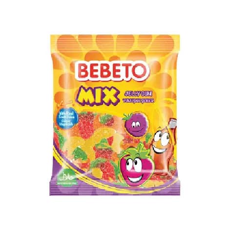 پاستیل میکس 80 گرمی ببتو Bebeto