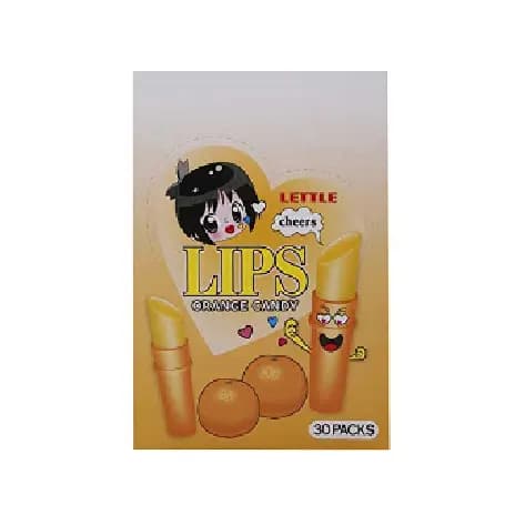 آبنبات ماتیکی پرتقالی لیپس Lips Orange Candy